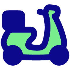 Transfer Motorcycle Icon from Plump Pop Set