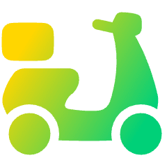 Transfer Motorcycle Icon from Plump Gradient Set