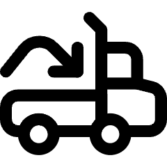 Transfer Truck Load Icon from Core Line Set