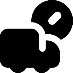 Transfer Truck Time Icon from Core Solid Set