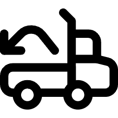 Transfer Truck Unload Icon from Core Line Set