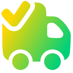 Transfer Van Check Icon from Plump Gradient Set