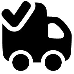 Transfer Van Check Icon from Plump Solid Set