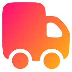 Shipping Truck Icon from Plump Gradient Set