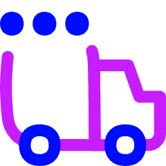 Transfer Van Option Icon from Flex Neon Set