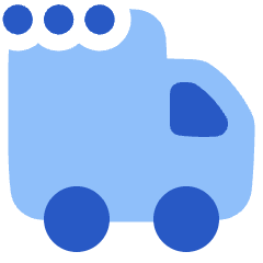 Transfer Van Option Icon from Plump Flat Set