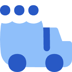 Transfer Van Option Icon from Flex Flat Set