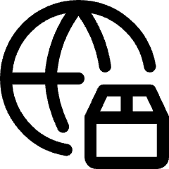 Transfer World Wide Icon from Core Line Set