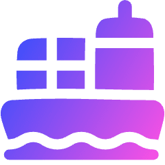 Vessel Cargo Icon from Plump Gradient Set