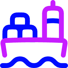 Vessel Cargo Icon from Flex Neon Set
