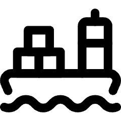 Vessel Cargo Icon from Core Line Set