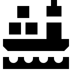 Vessel Cargo Icon from Sharp Solid Set