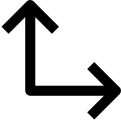 Expand Corner Bottom Left Icon from Nova Line Set