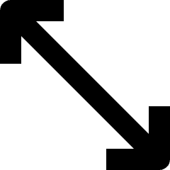 Expand Diagonal 2 Icon from Nova Solid Set