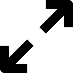 Expand Diagonal 3 Icon from Nova Solid Set