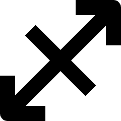 Expand Diagonal 7 Icon from Nova Solid Set