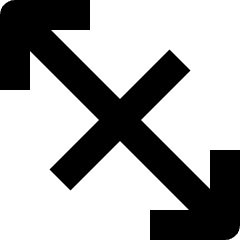 Expand Diagonal 8 Icon from Nova Solid Set