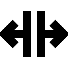 Expand Horizontal 6 Icon from Nova Solid Set