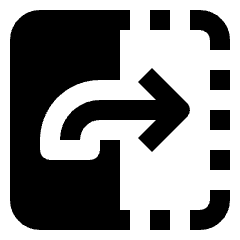 Flip Horizontal Right Icon from Nova Solid Set