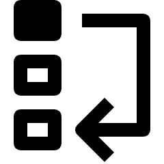 Move To Bottom Icon from Nova Line Set