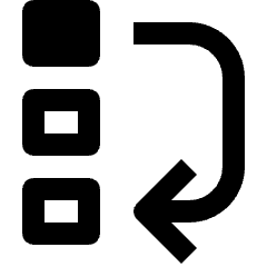 Move To Bottom Icon from Nova Solid Set