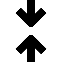 Shrink Vertical 1 Icon from Nova Solid Set
