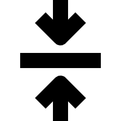 Shrink Vertical 3 Icon from Nova Solid Set