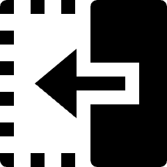 Design Tool Flip Mirror Left 1 Icon from Nova Solid Set