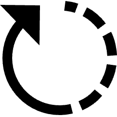 Design Tool Rotate Clockwise Icon from Nova Solid Set