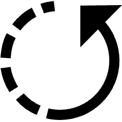 Design Tool Rotate Counterclockwise Icon from Nova Solid Set