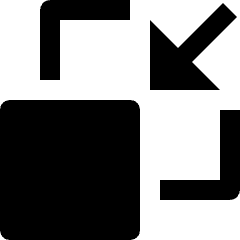 Resize Shrink Corner Icon from Nova Solid Set