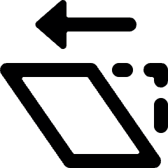 Transform Left Icon from Ultimate Bold Set