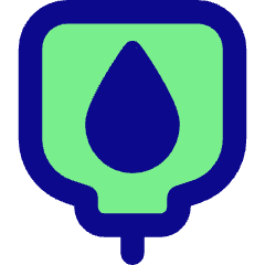 Blood Bag Donation Icon from Core Pop Set