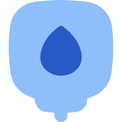 Blood Bag Donation Icon from Flex Flat Set