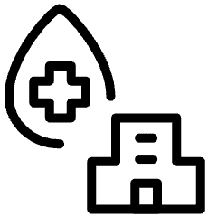 Blood Bank Cross Icon from Ultimate Light Set