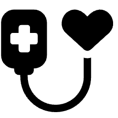 Transfusion Blood Heart Icon from Ultimate Bold Set