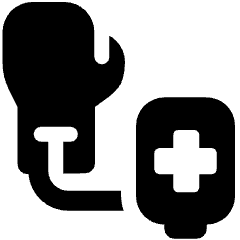 Transfusion Hand Blood 1 Icon from Ultimate Bold Set