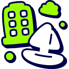 Beach Resort Icon from Stickies Duo Set