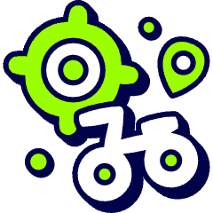 Bike Location Icon from Stickies Duo Set