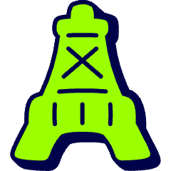 Eiffel Tower Icon from Stickies Duo Set