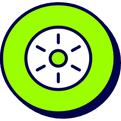 Tire Icon from Stickies Duo Set
