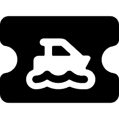Transportation Ticket Boat Icon from Ultimate Bold Set