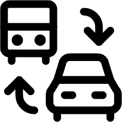 Transportation Ticket Car Transfer Bus Icon from Ultimate Regular Set