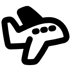 Airplane Icon from Plump Remix Set