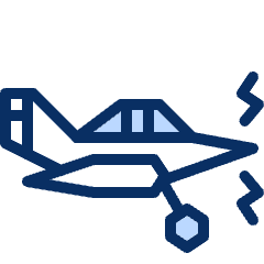 Airplane 3 Icon from Cyber Duotone Set