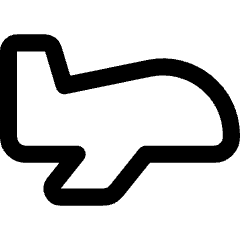 Airplane Icon from Core Line Set