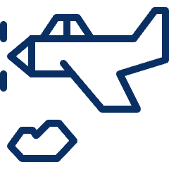 Airplane 4 Icon from Cyber Line Set