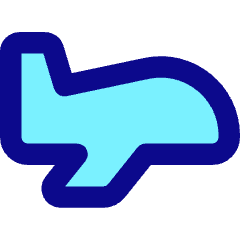 Airplane Icon from Core Pop Set