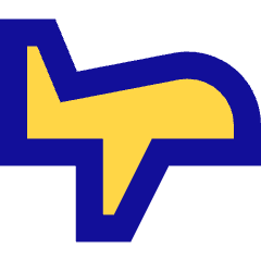 Airplane Icon from Sharp Pop Set