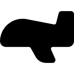 Airplane Icon from Micro Solid Set